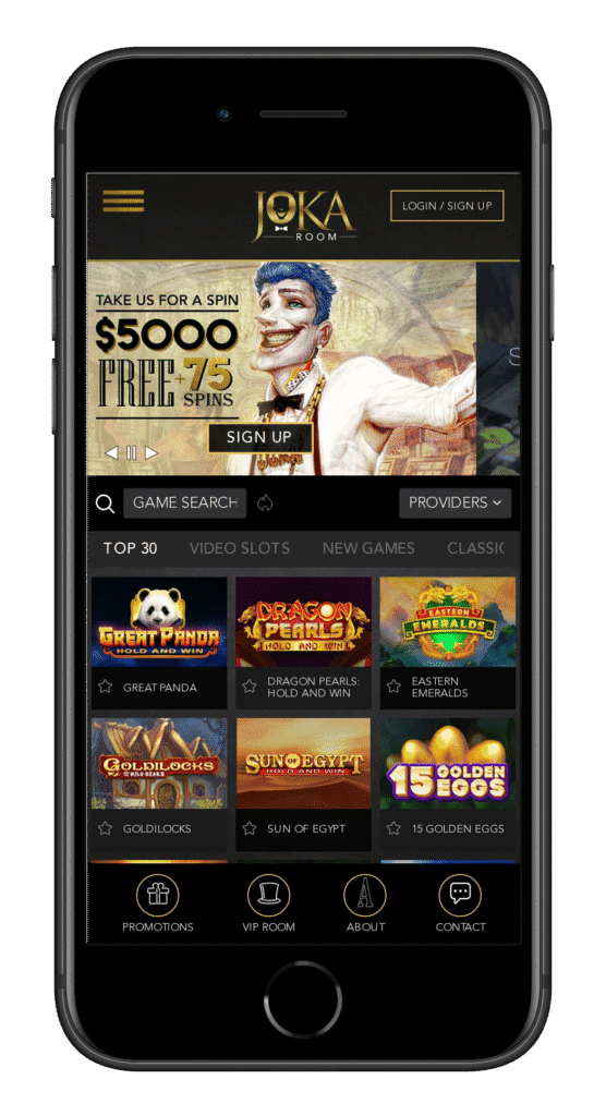 JokaRoom Casino Download Mobiele App